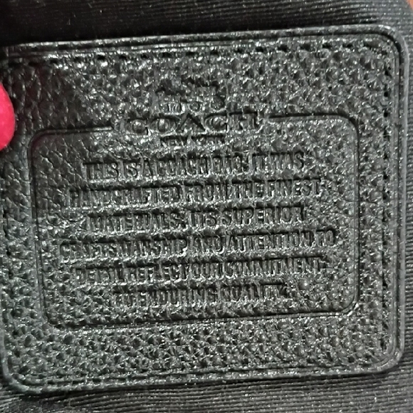 Coach Black Leather Tote Bag *NWOT* - Picture 9 of 12